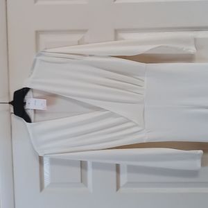 Women's cream jumpsuit made in England - US size 8, EU size 12.  New with tag.